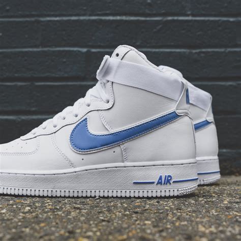 Nike Air Force 1 High in "White/Photo Blue" - EUKICKS