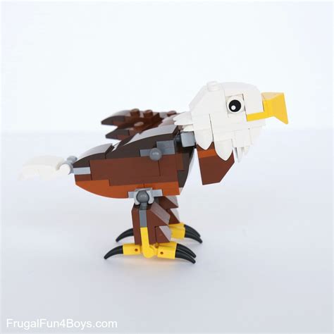 How to Build a LEGO Bald Eagle (with Eaglets!) - Frugal Fun For Boys ...