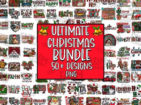 Christmas Bundle Png Christmas PNG Bundle PNG Merry - Etsy