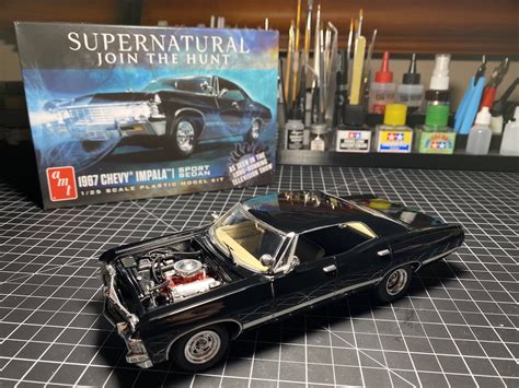 AMT 1967 Supernatural Impala. Had a lot of first on this kit, including ...