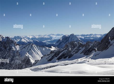 Zugspitze, Germany, mountain, snow, peak, winter Stock Photo - Alamy