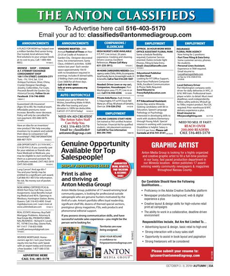 Classifieds 10-03-18 by Anton Community Newspapers - Issuu