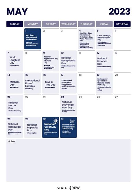 Social Media Holiday Calendar 2023 [+Downloadable PDF]