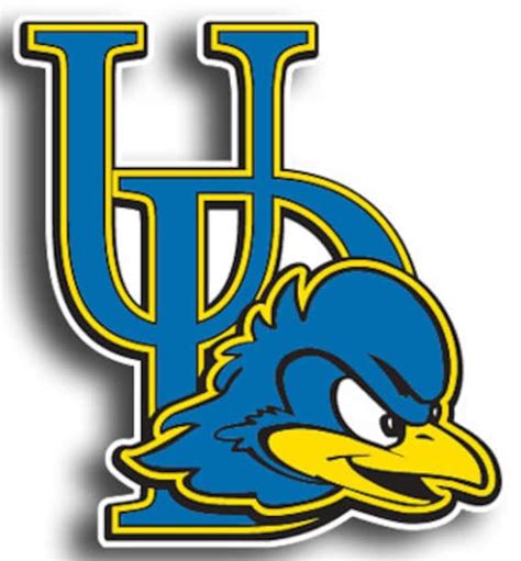 University of Delaware Proud Dad 5 x 6 inch Decal-Delaware Blue Hens ...