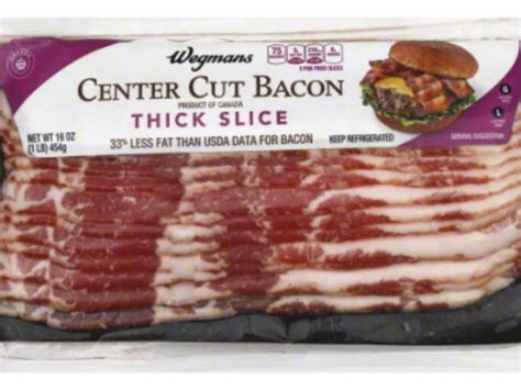 Center Cut Thick Slice Bacon Nutrition Facts - Eat This Much