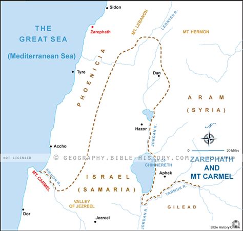 Zarephath and MT Carmel - Bible History