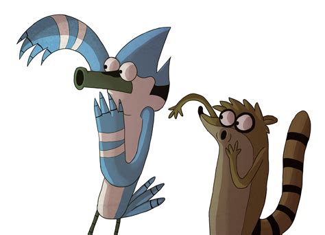 Mordecai and Rigby -GIFT- by Ravenstar01 on DeviantArt