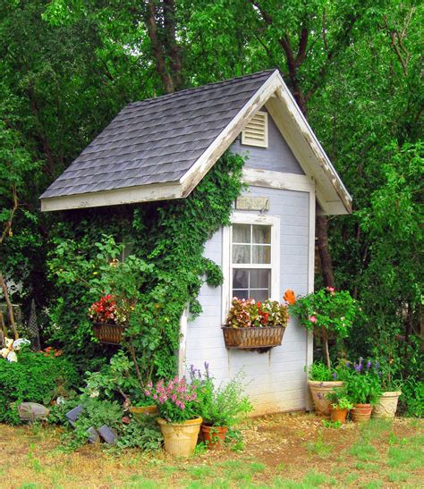 Adorable potting shed. A little jewel in Bluff Dale TX. #gardenshedkits ...