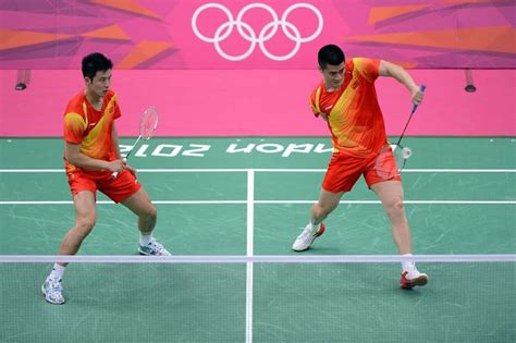 Badminton Olympic gold medalists Zhang Ning, Cai Yun, Fu Haifeng ...