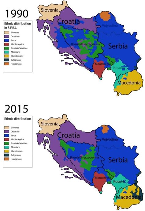 Disintegration of Yugoslavia - Vivid Maps