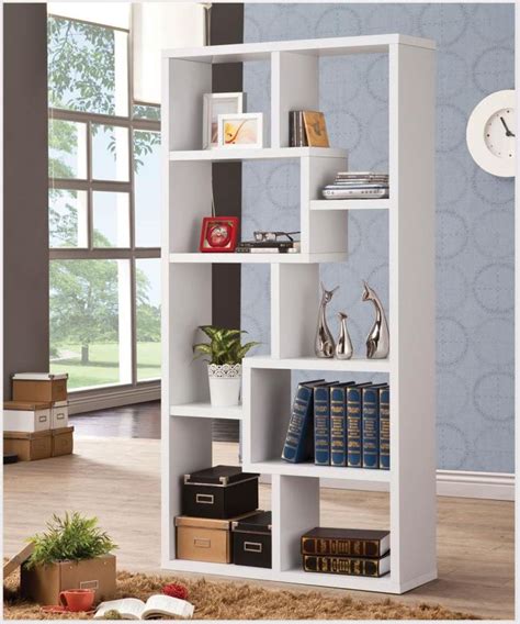 Multiple Cubed Rectangular Bookshelf | White bookcase, Bookcase wall ...