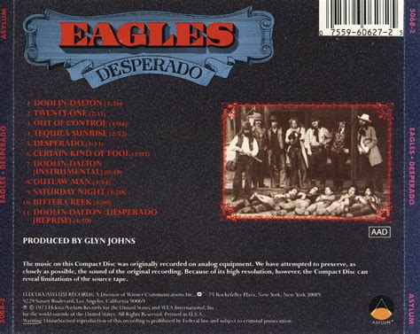 Musicotherapia: The Eagles - Desperado (1973)