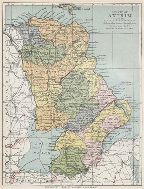 Map of County Antrim