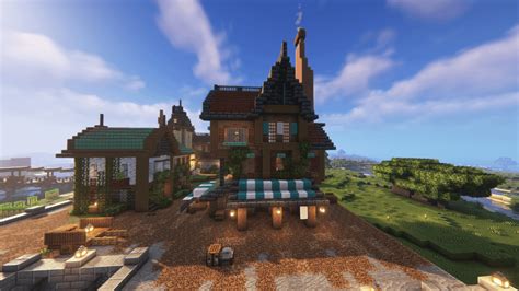 Newest build in my new realm (survival) : r/Minecraftbuilds