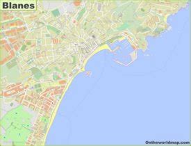 Blanes Maps | Spain | Maps of Blanes