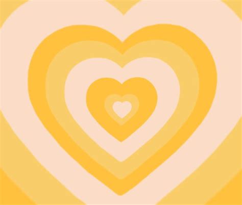 Yellow Retro Heart | Heart wallpaper, Hippie wallpaper, Cute patterns ...