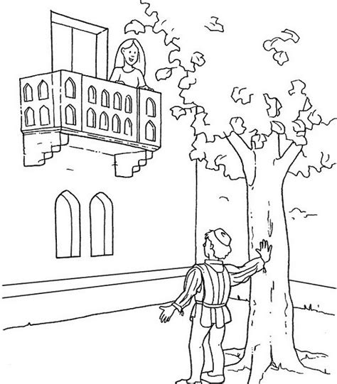 Romeo And Juliet Balcony Scene Drawing at GetDrawings | Free download