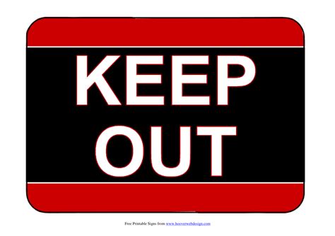 Keep Out Signs | Poster Template