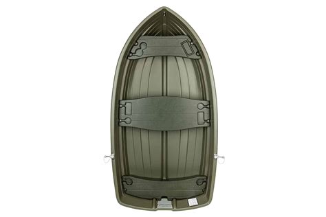 Backwater Sportsman Green Boat | Small Plastic Fishing Boat