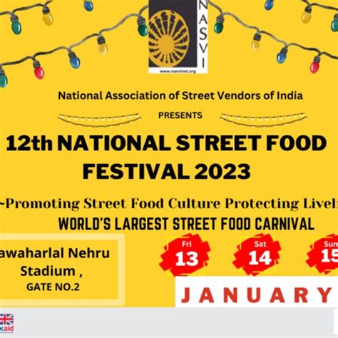 National Street Food Festival 2023: Date, venue, timings and more