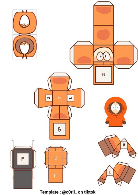 Kenny McCormick Papercraft | South park, Kenny south park, South park funny