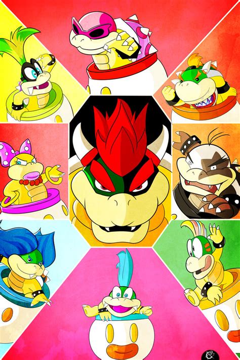 The Koopalings by EGONIEBLA on DeviantArt