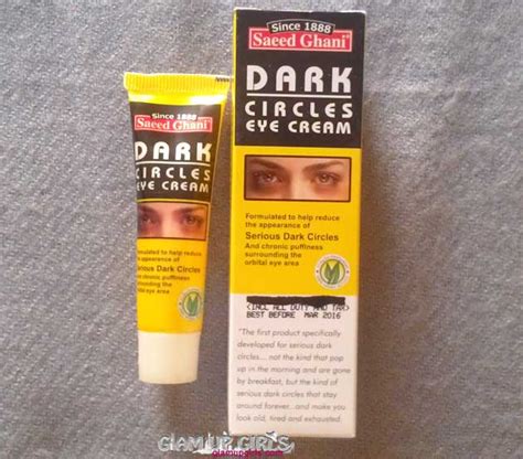 Saeed Ghani Dark Circles Eye Cream - Review