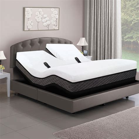 Dual Head Smart Bed with Adjustable Dual Air & Power Base - InnoMax