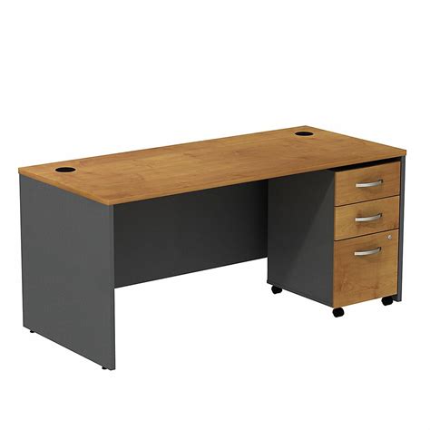 Series C Desk, Integrated wire management grommets on desk, Cable ...