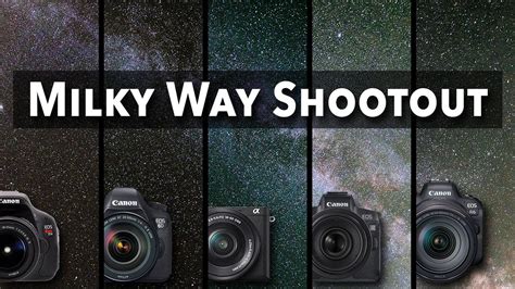 Five Camera Astrophotography Comparison - Canon EOS R6, EOS RP, Sony ...