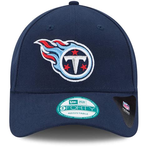 Men's Tennessee Titans New Era Navy The League 9FORTY Adjustable Hat