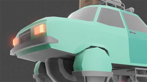 ArtStation - 3D Sci-Fi Car | Game Assets