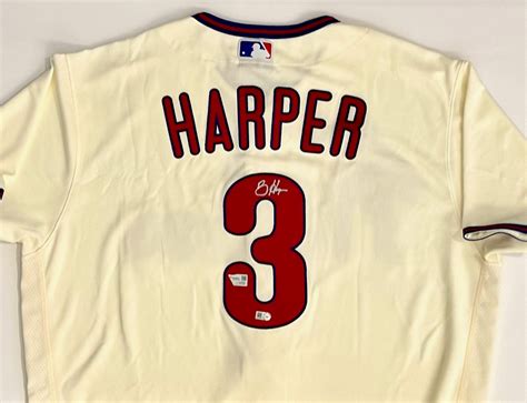 Bryce Harper Autographed Philadelphia Phillies Authentic Jersey ...