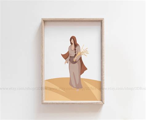 Ruth Bible Illustration Bible Stories Artwork Christian - Etsy