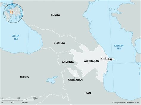 Where Is Baku Located On The World Map - Eirena Marie-Ann