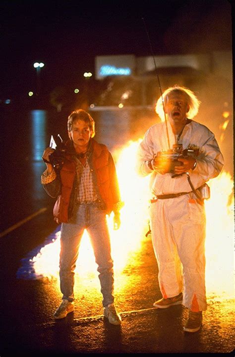 Michael J. Fox and Christopher Lloyd in Back to the Future (1985) | The ...