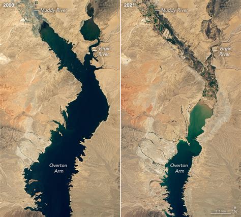 Long-term drought at Lake Mead on the Colorado River | U.S. Geological ...