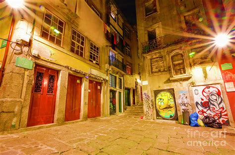 Graffiti Alleyway at Night Photograph by John Valenti - Fine Art America