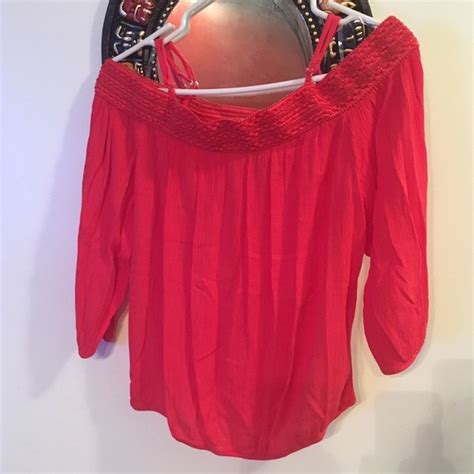 BCX | Tops | Red Bcx Shirt | Poshmark