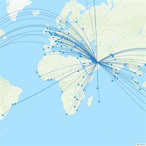 Emirates routes 2024 – interactive map with all flights - Flight Routes