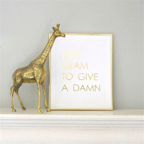 glam gold foil wall art by ella james | notonthehighstreet.com