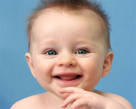 Happy baby smiling stock image. Image of child, baby - 11445531