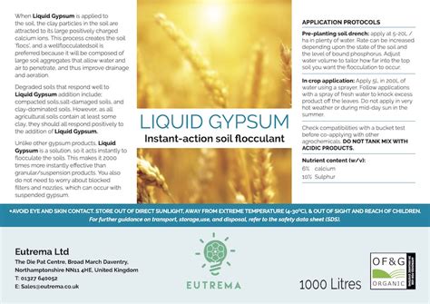 Liquid Gypsum - Eutrema