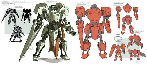 ArtStation - Player Robot Prototype And Game Design Plan