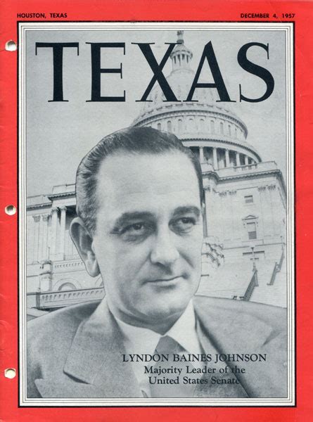 Magazine - Lyndon Baines Johnson, Majority Leader Of The United States ...