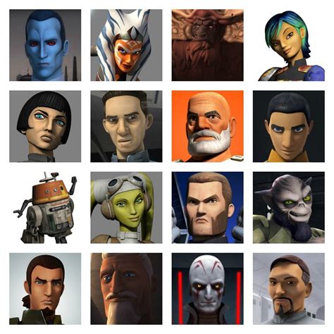 Star Wars: Rebels Character Grid Quiz - By SporcleEXP