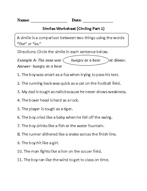 Identify Parts Of Speech Worksheet - Studying Worksheets