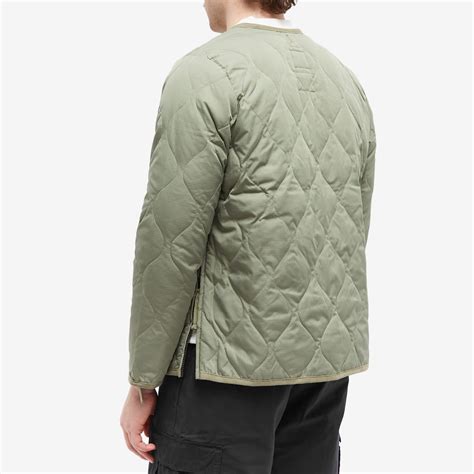 Taion Military Zip Down Jacket Sage Green | END. (DK)