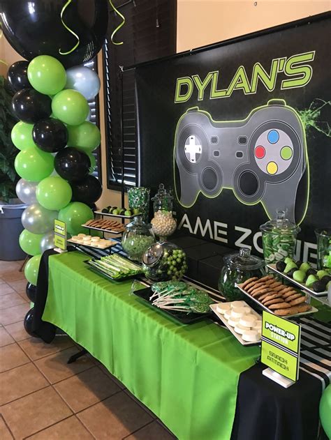 Video games birthday party, Party themes for boys, Xbox birthday party