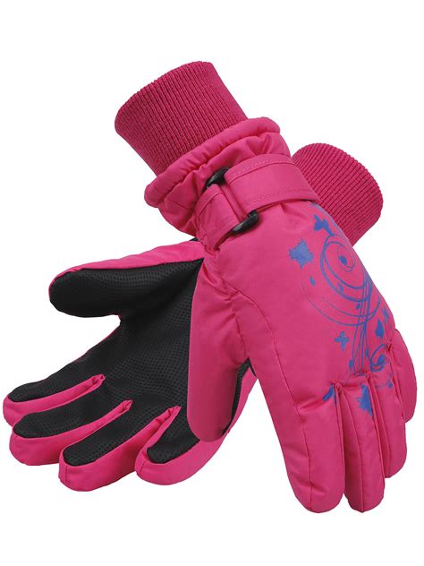 Girls Accessories M 7446 Pink Lullaby Kids Ski Gloves Waterproof Kids ...